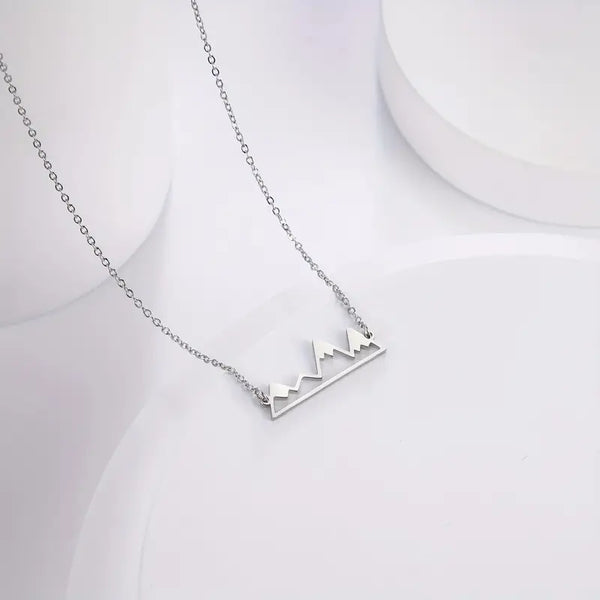 Mountain Stainless Steel Necklace