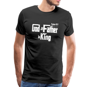 God the Father is King Men's T-shirt - black