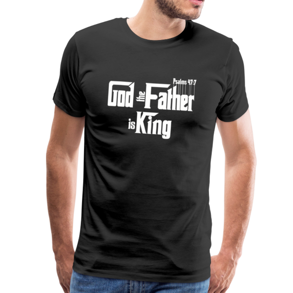 God the Father is King Men's T-shirt - black