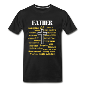 Qualities of a Believing Father T-Shirt - black