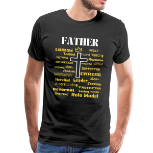 Qualities of a Believing Father T-Shirt - black