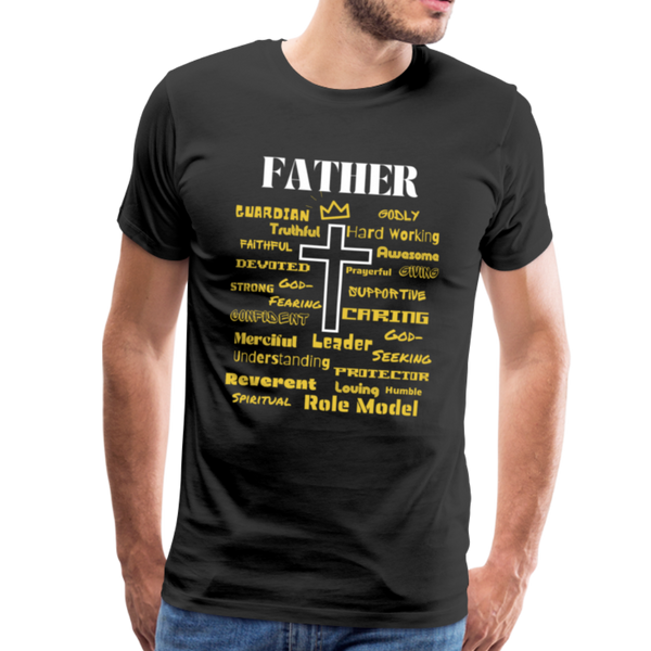 Qualities of a Believing Father T-Shirt - black