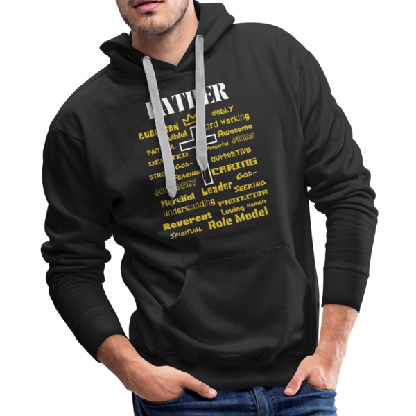 Qualities of a Believing Father Hoodie - black