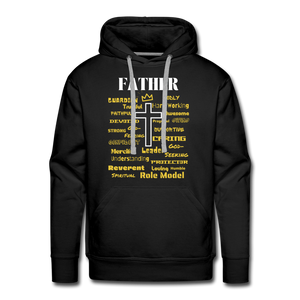 Qualities of a Believing Father Hoodie - black