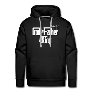 God the Father is King Men's Hoodie - black