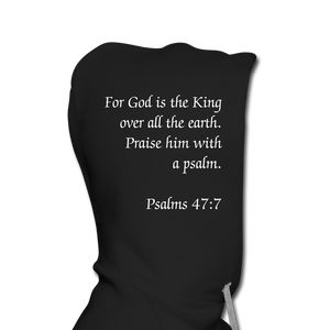 God the Father is King Men's Hoodie - black