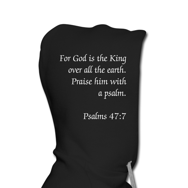 God the Father is King Men's Hoodie - black