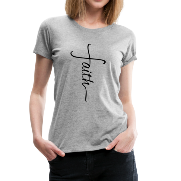 Faith Women’s T-Shirt - heather gray