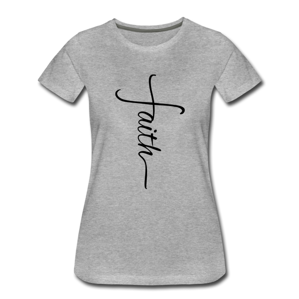 Faith Women’s T-Shirt - heather gray