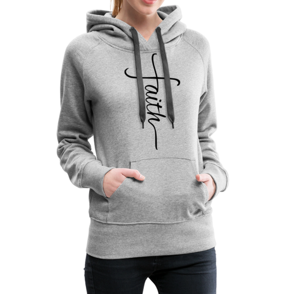 FAITH Women’s Hoodie - heather grey