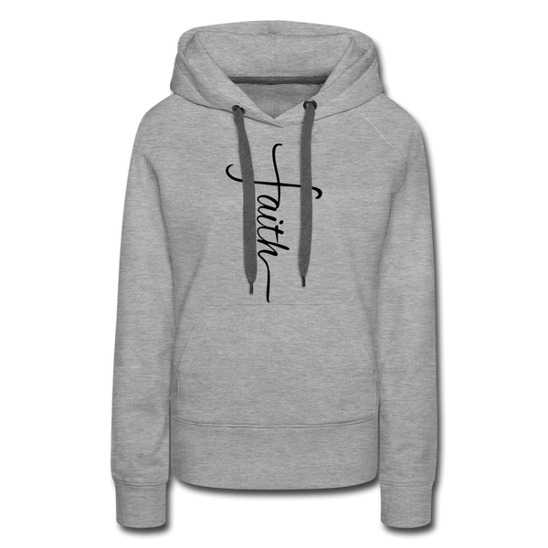 FAITH Women’s Hoodie - heather grey