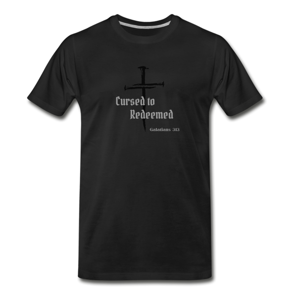 Cursed to Redeemed Men's T-Shirt - black