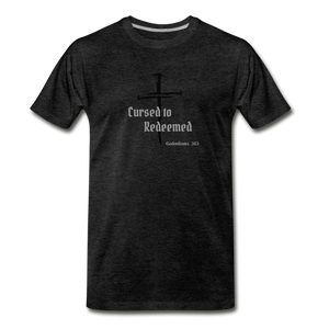 Cursed to Redeemed Men's T-Shirt - charcoal grey