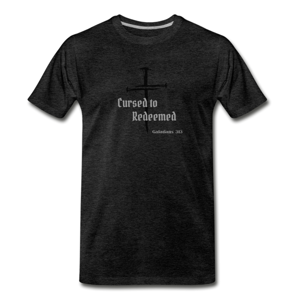 Cursed to Redeemed Men's T-Shirt - charcoal grey