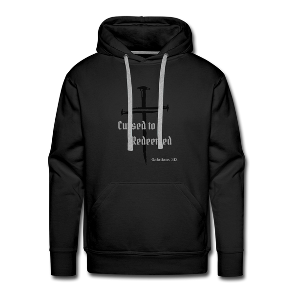 Cursed to Redeemed Men’s Hoodie - black