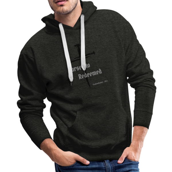 Cursed to Redeemed Men’s Hoodie - charcoal grey