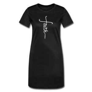 FAITH Women's T-Shirt Dress - black